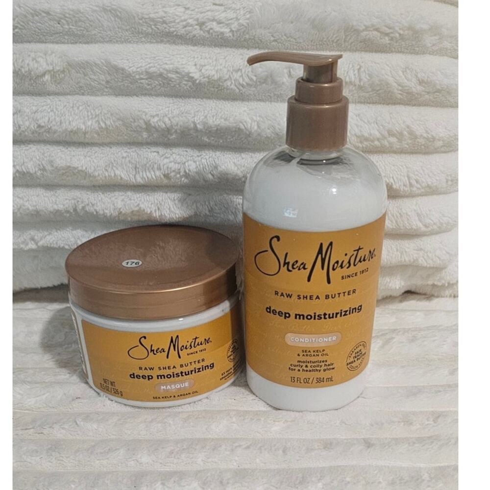 Shea Moisture Conditioner and Hair Mask Set of 2 New